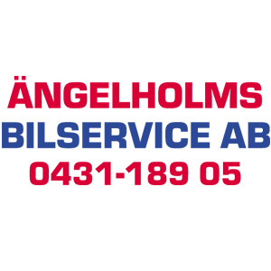 BIlden visar Ängelholms Bilservice AB logotyp transparent