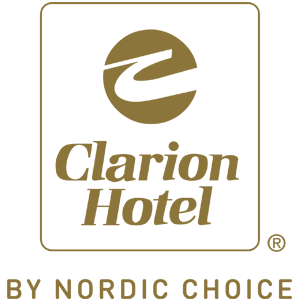 Bilden visar Clarion Hotel By Nordic Choice logotyp transparent kvadratisk